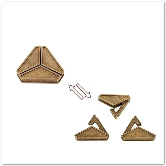 Metal Brain Teaser Puzzle – IQ Challenge Game for Adults & Kids 1727 - The Puzzle Mind