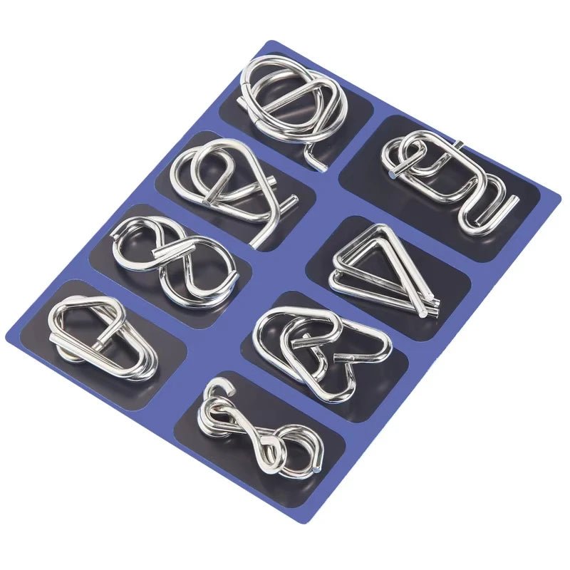 Metal Brain Teaser Puzzle – IQ Challenge Game for Adults & Kids 1776 - The Puzzle Mind