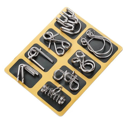 Metal Brain Teaser Puzzle – IQ Challenge Game for Adults & Kids 1776 - The Puzzle Mind