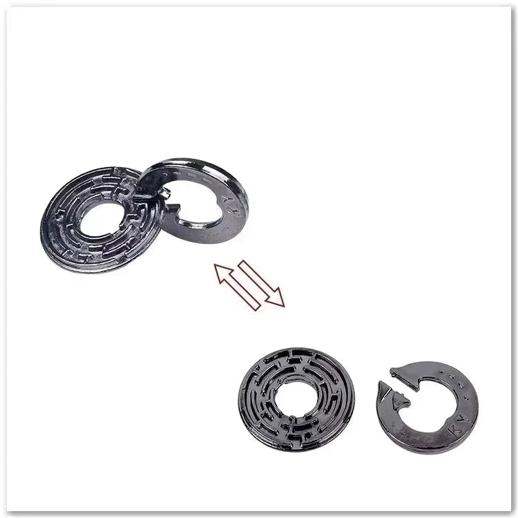 Metal Brain Teaser Puzzle – IQ Challenge Game for Adults & Kids 1874 - The Puzzle Mind