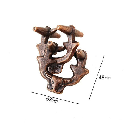 Metal Brain Teaser Puzzle – IQ Challenge Game for Adults & Kids 1874 - The Puzzle Mind