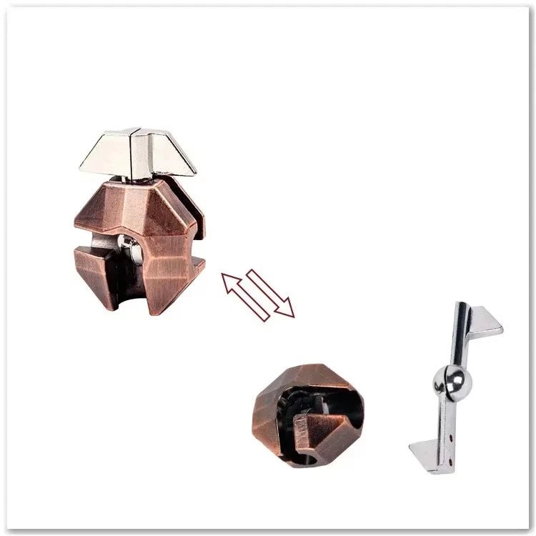 Metal Brain Teaser Puzzle – IQ Challenge Game for Adults & Kids 2266 - The Puzzle Mind