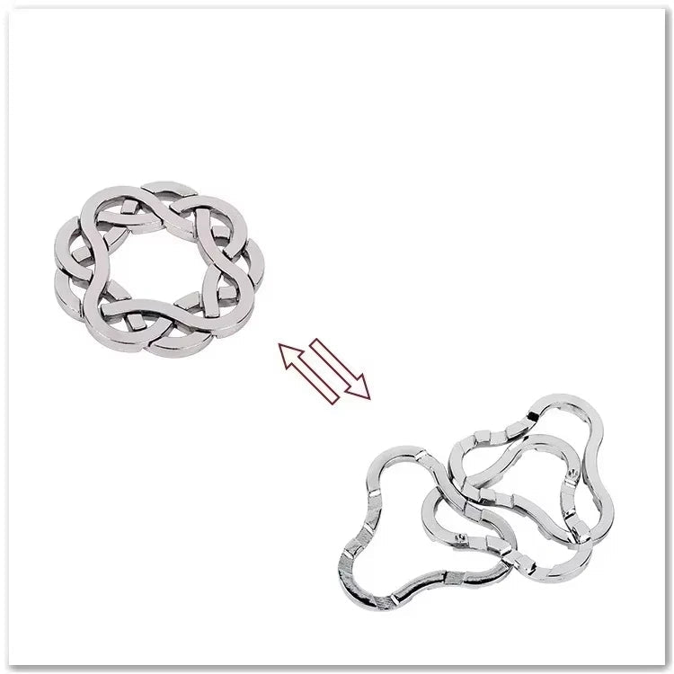 Metal Brain Teaser Puzzle – IQ Challenge Game for Adults & Kids 2266 - The Puzzle Mind