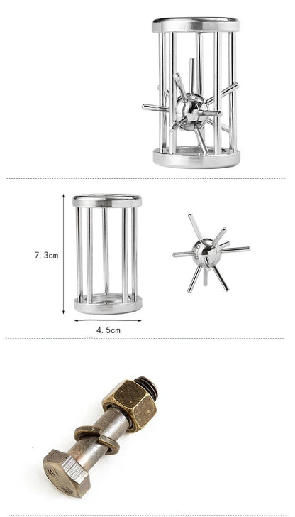 Metal Brain Teaser Puzzle – IQ Challenge Game for Adults & Kids 2266 - The Puzzle Mind