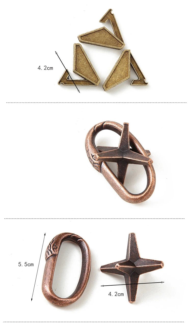 Metal Brain Teaser Puzzle – IQ Challenge Game for Adults & Kids 2266 - The Puzzle Mind