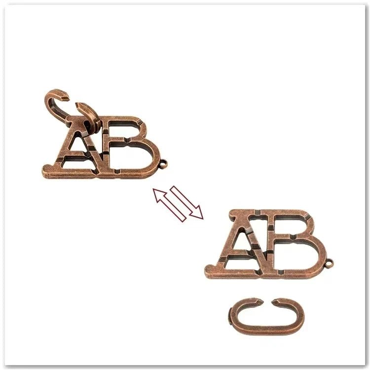 Metal Brain Teaser Puzzle – IQ Challenge Game for Adults & Kids 2266 - The Puzzle Mind