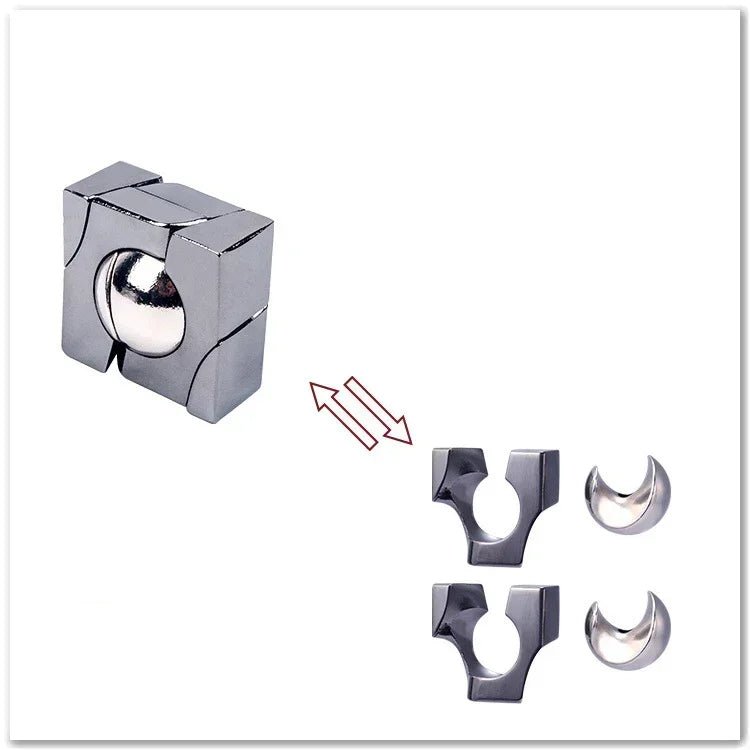 Metal Brain Teaser Puzzle – IQ Challenge Game for Adults & Kids 2266 - The Puzzle Mind