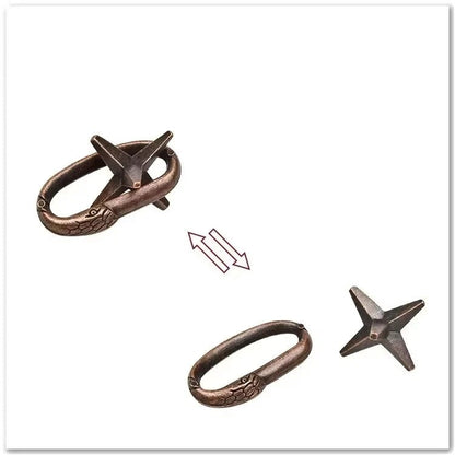 Metal Brain Teaser Puzzle – IQ Challenge Game for Adults & Kids 2266 - The Puzzle Mind