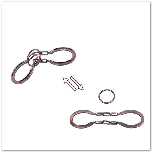 Metal Brain Teaser Puzzle – IQ Challenge Game for Adults & Kids 2511 - The Puzzle Mind