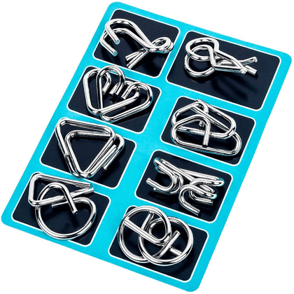 Metal Brain Teaser Puzzle – IQ Challenge Game for Adults & Kids 4005 - The Puzzle Mind