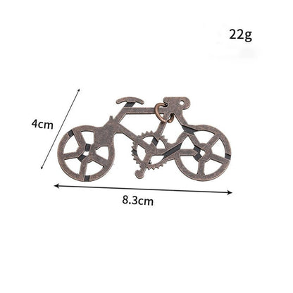 Metal Brain Teaser Puzzle – IQ Challenge Game for Adults & Kids 698 - The Puzzle Mind