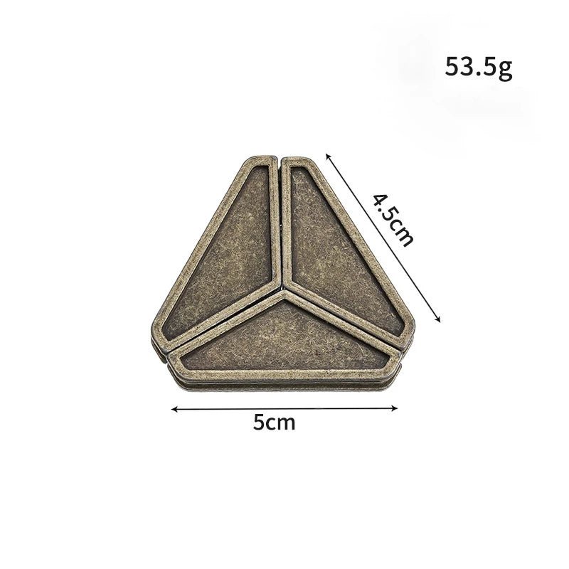 Metal Brain Teaser Puzzle – IQ Challenge Game for Adults & Kids 698 - The Puzzle Mind