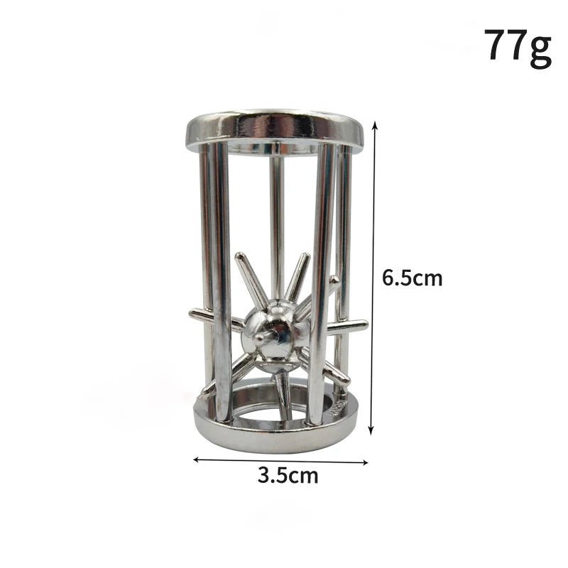 Metal Brain Teaser Puzzle – IQ Challenge Game for Adults & Kids 698 - The Puzzle Mind