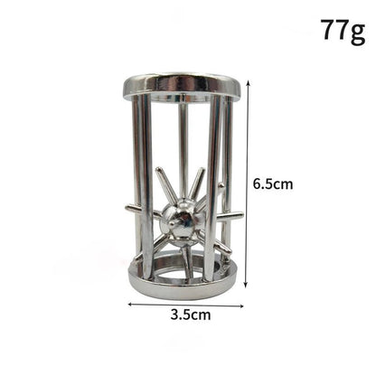 Metal Brain Teaser Puzzle – IQ Challenge Game for Adults & Kids 698 - The Puzzle Mind