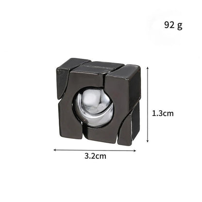 Metal Brain Teaser Puzzle – IQ Challenge Game for Adults & Kids 698 - The Puzzle Mind