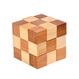 Wooden Kong Ming Lock Puzzle – 3D IQ Brain Teaser for Adults 2 - The Puzzle Mind